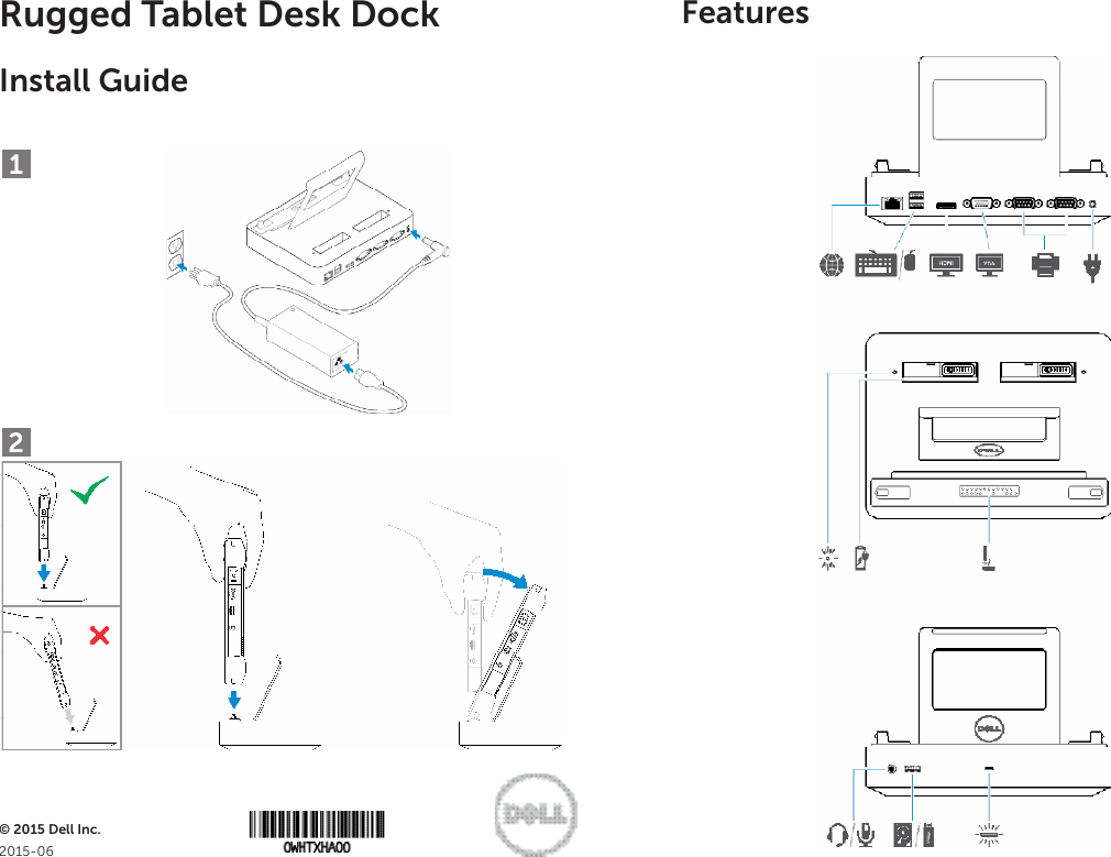 Page 1 of 1 - Dell Latitude 12 Rugged Tablet - 7202 DeskDock Installation Guide Install Latitude-7202-rg En-us