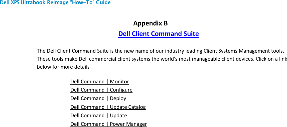 Page 9 of 12 - Dell XPS 13 9365 2-in-1 Re-image Guide - Operating Instructions Xps-13-9365-2-in-1-UG En