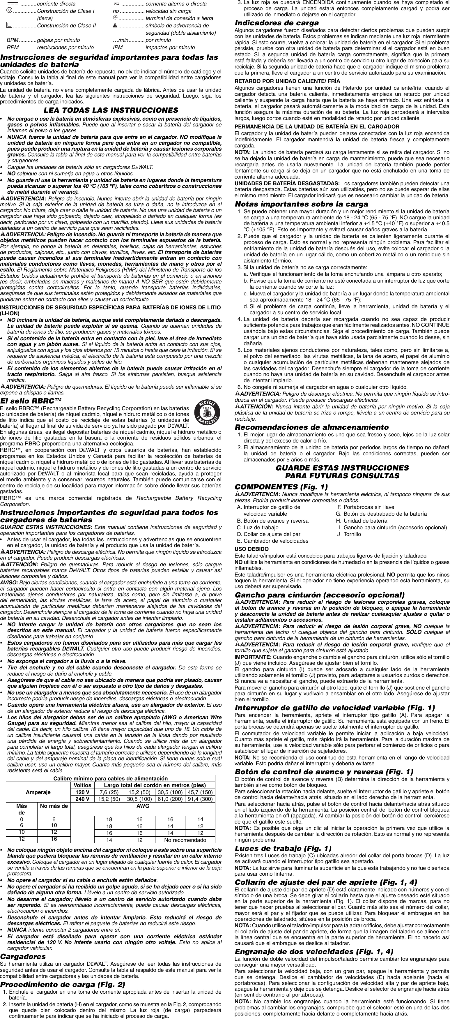 Page 6 of 7 - Dewalt Dcd710s2 N069854 Man Cdls Drill Driver DCD710 NA User Manual 42a70686-6aab-49e8-b13b-026a60ed0601
