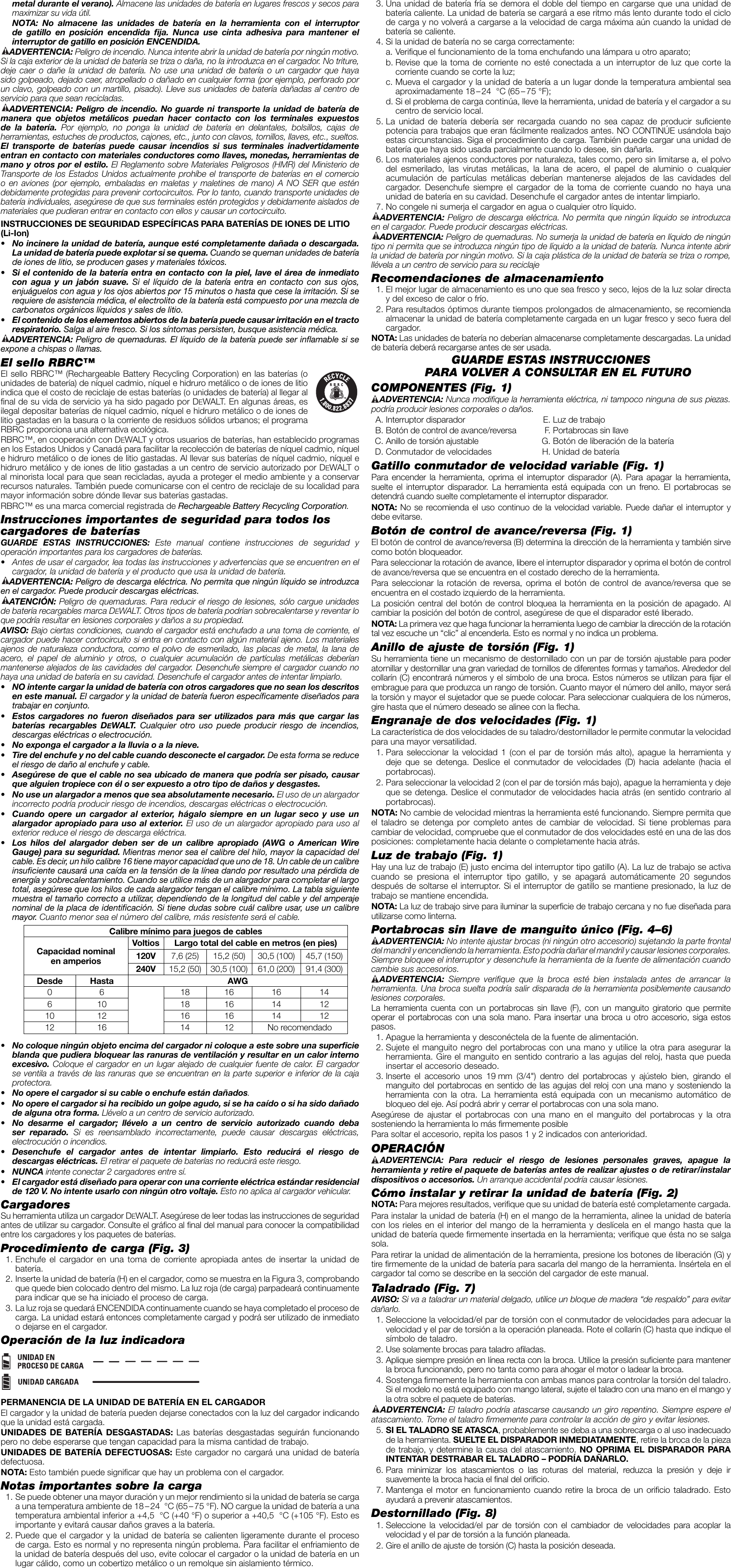Page 6 of 7 - Dewalt Dcd771c2r N256261 Man Cdls Drill Driver DCD771 NA User Manual  A089a34b-e170-481e-a3a8-b5adf5990fb1