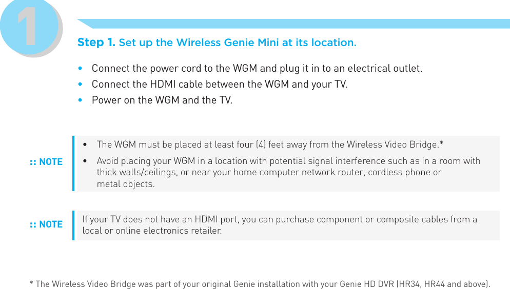 Page 4 of 8 - Dtv  DIRECTV C41W Wireless Genie Installation Guide