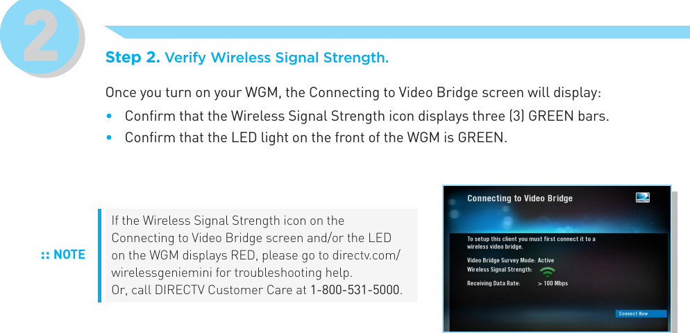 Page 5 of 8 - Dtv  DIRECTV C41W Wireless Genie Installation Guide