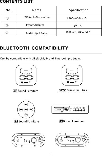 3BTPOWER INP UT+_+_VOLU MEBAS S45iPhoneBT SD USB/AUXAUXSD CARD-BTPOWER INP UT+_+_VOL UM EBASSiPhoneBT SD USB/AUXAUXSD CARD-TV OUT-