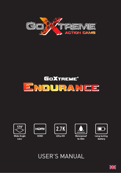 Easypix Goxtreme_endurance_manual_EN Xtreme User Guide Goxtreme
