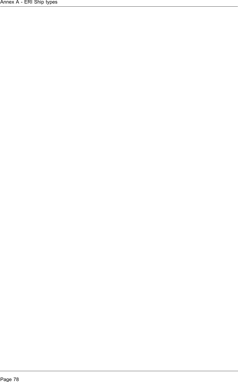Annex A - ERI Ship typesPage 78