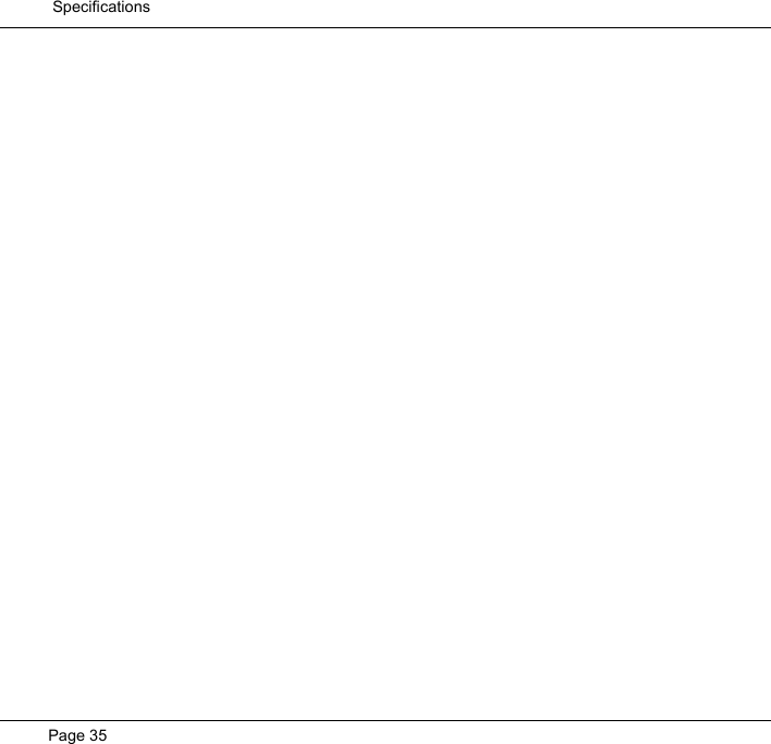  SpecificationsPage 35