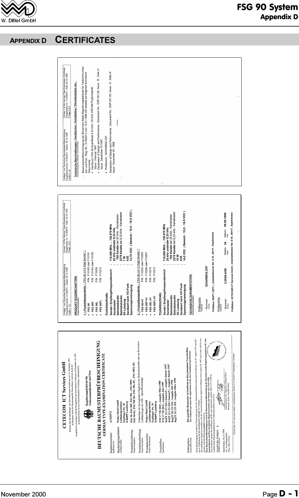 )6*6\VWHP$SSHQGL['1RYHPEHU 3DJH'$33(1',;'&amp;(57,),&amp;$7(6