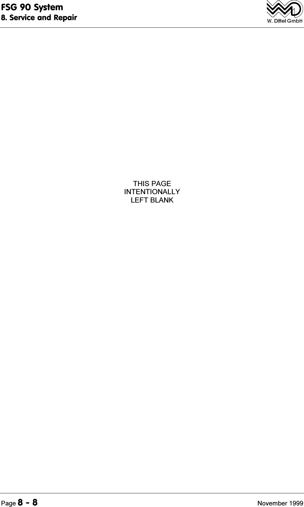 )6*6\VWHP6HUYLFHDQG5HSDLU3DJH 1RYHPEHU7+,63$*(,17(17,21$//</()7%/$1.