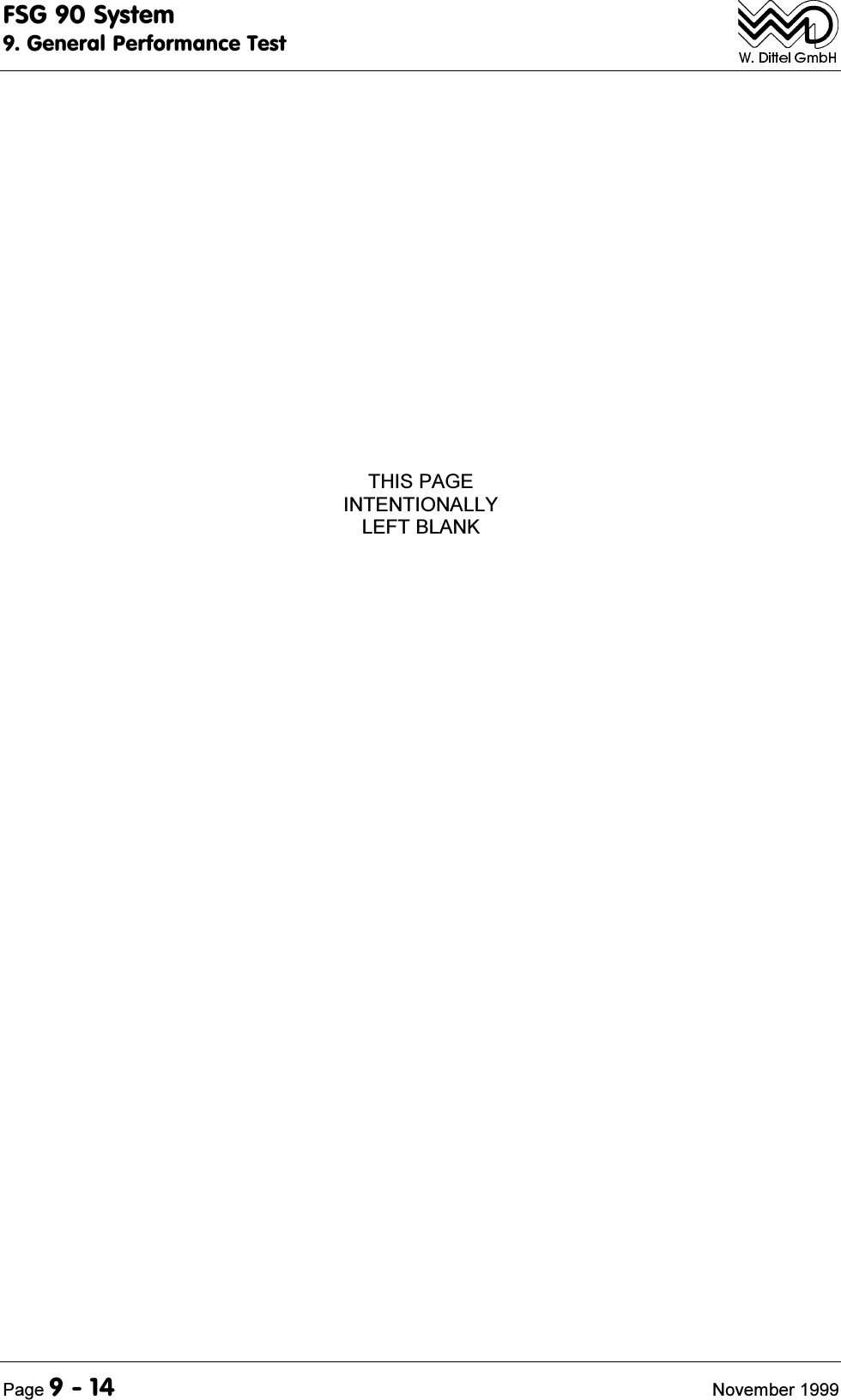 )6*6\VWHP*HQHUDO3HUIRUPDQFH7HVW3DJH 1RYHPEHU7+,63$*(,17(17,21$//</()7%/$1.