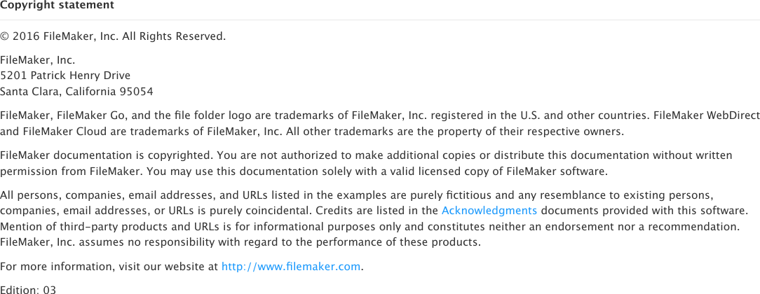 Page 11 of 11 - Filemaker  File Maker Cloud 15.0.1 - Help Fm-cloud-15.0.1-en