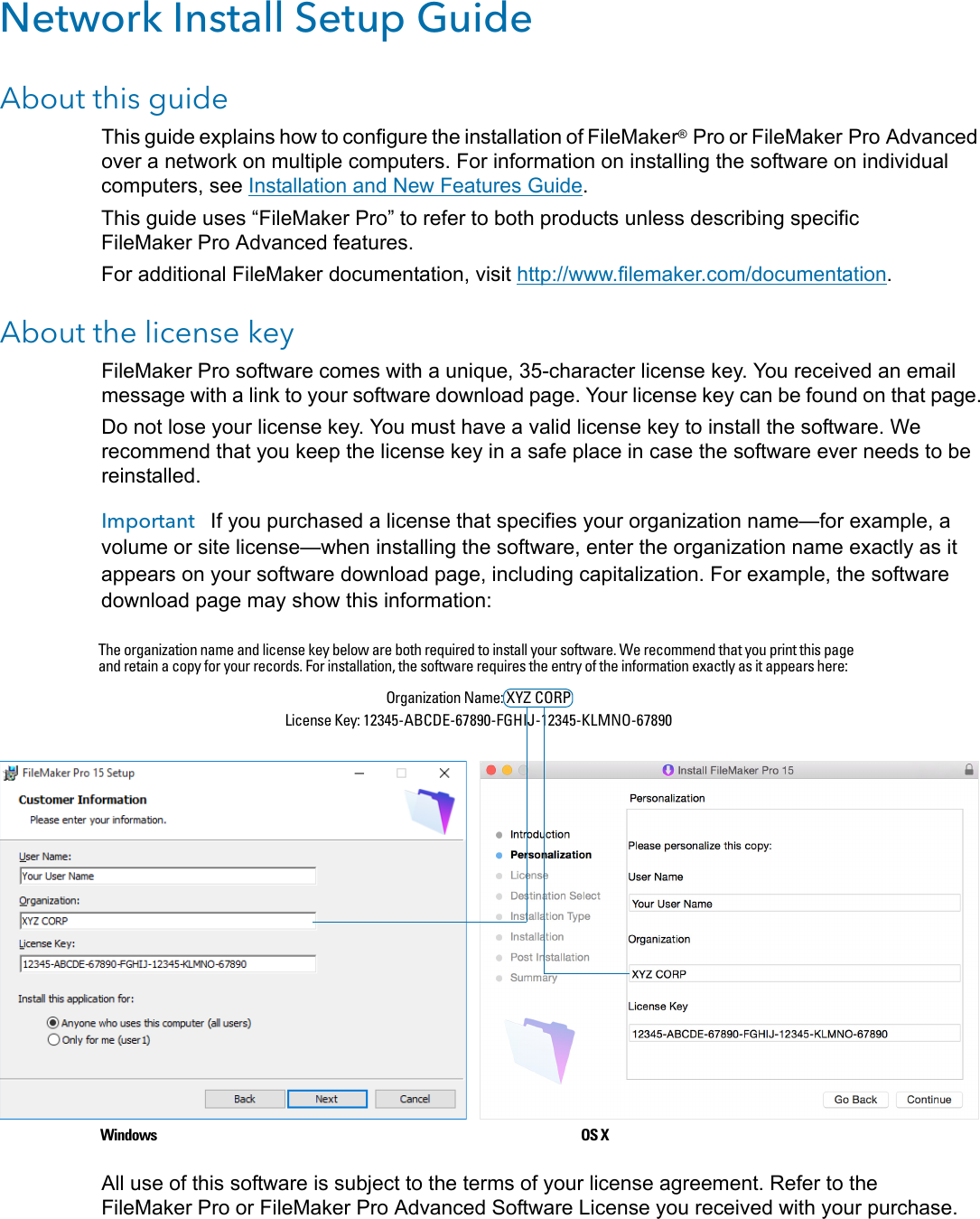 Page 4 of 12 - Filemaker Pro 15 Network Install Setup Guide File Maker - Fmp15