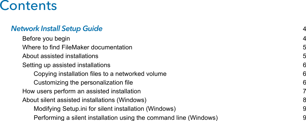 Page 3 of 9 - Filemaker Server 15 Network Install Setup Guide File Maker - Fms15