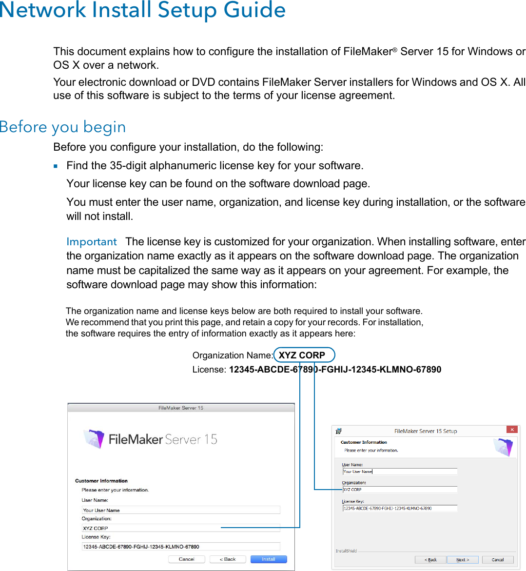 Page 4 of 9 - Filemaker Server 15 Network Install Setup Guide File Maker - Fms15