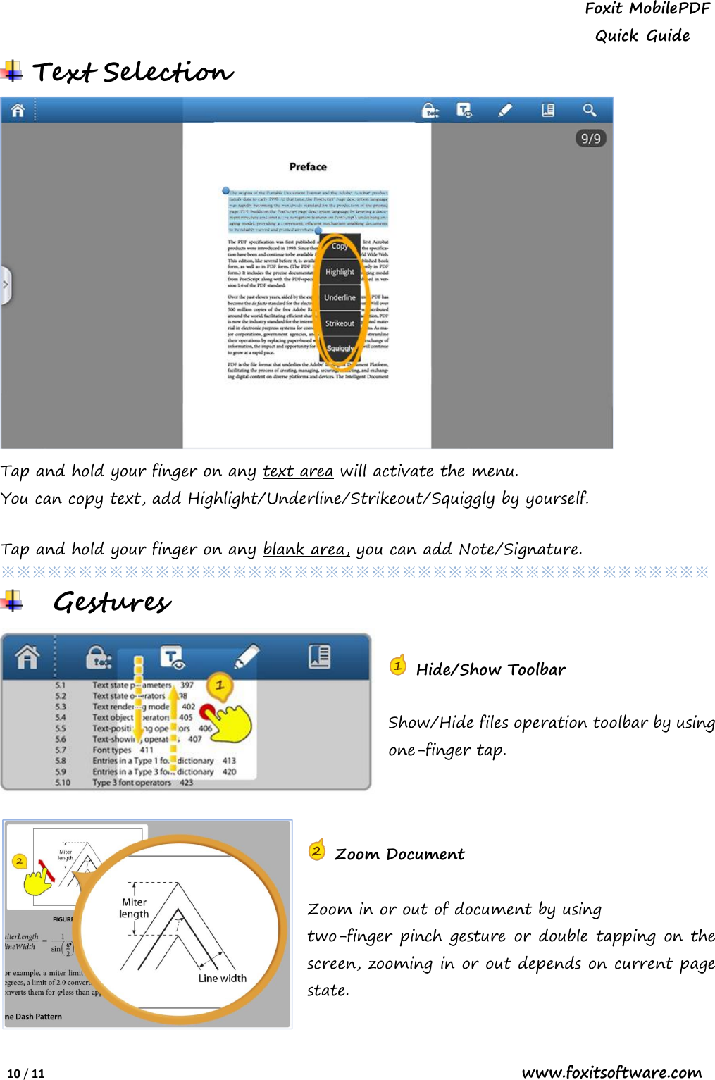Page 10 of 11 - Foxit  Mobile PDF With RMS For Android - Quick Guide PDFWith RMSfor Um En