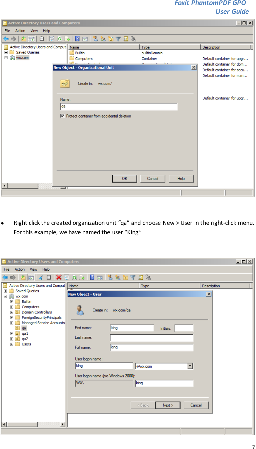 Page 7 of 12 - Foxit  Phantom PDF - Group Policy For Windows Operation Manual PDFGPO