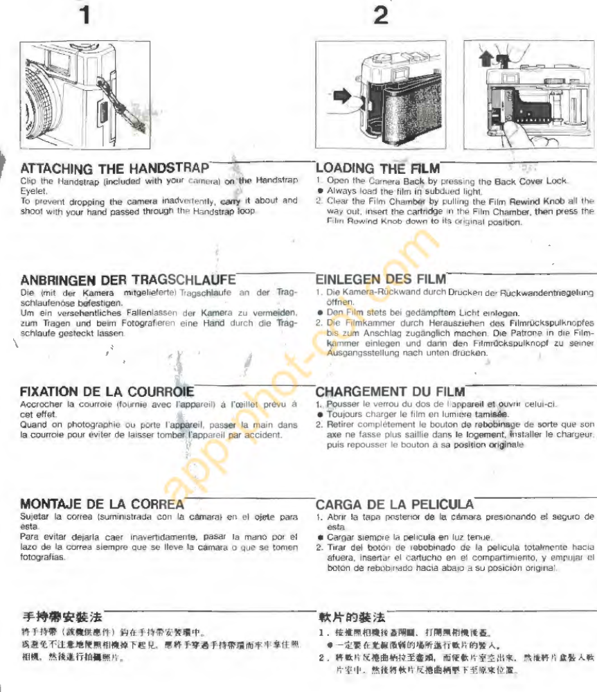 Page 3 of 8 - Fuji MA-1 - Instructions For Use MA1 ML