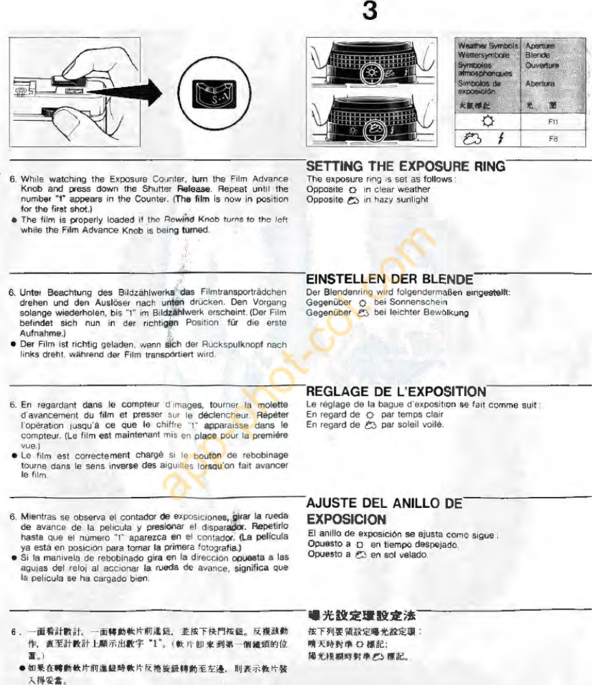 Page 5 of 8 - Fuji MA-1 - Instructions For Use MA1 ML