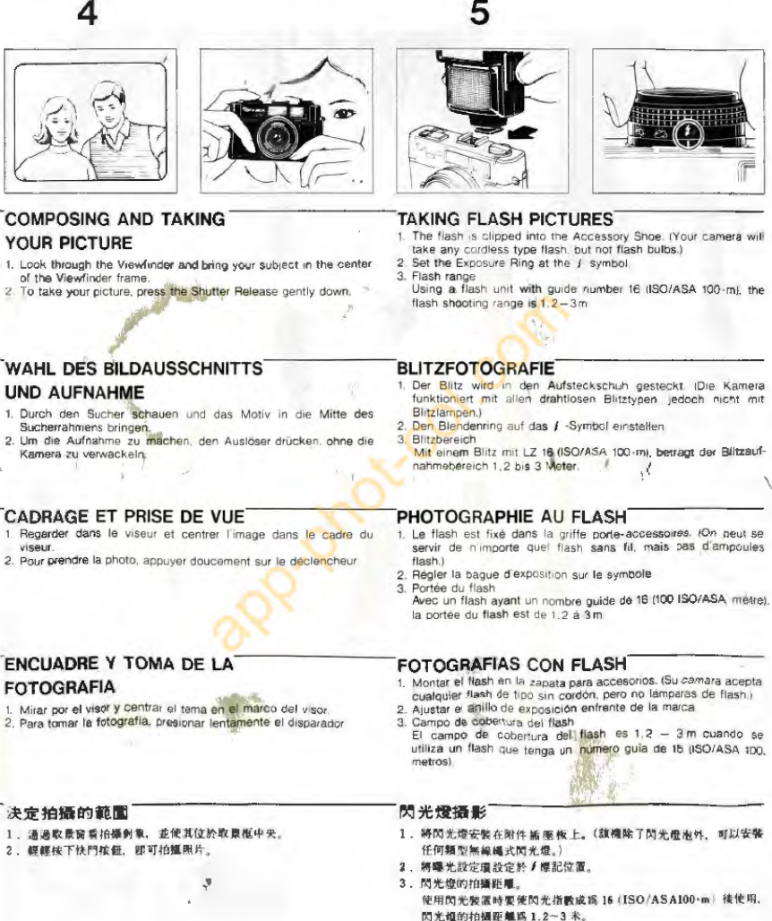 Page 6 of 8 - Fuji MA-1 - Instructions For Use MA1 ML