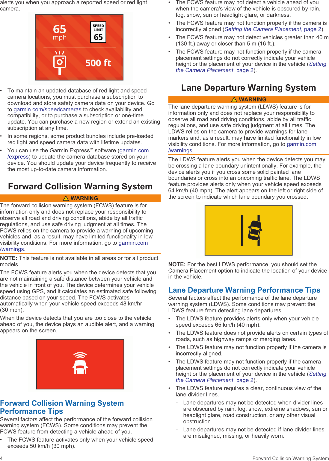Page 8 of 12 - Garmin  Dash Cam 65W - Owner’s Manual OM EN