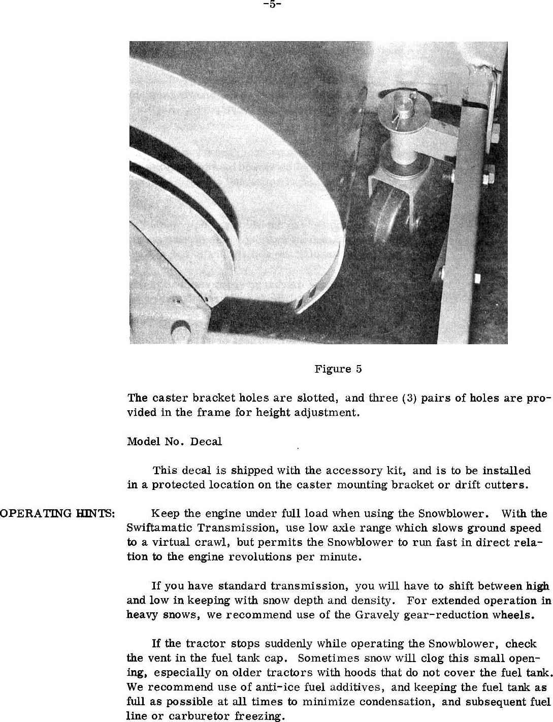 Page 6 of 9 - Gravely Ma210 MA210-1 User Manual  23c25c4d-0a8f-4cf7-92b3-3a0c12102f29