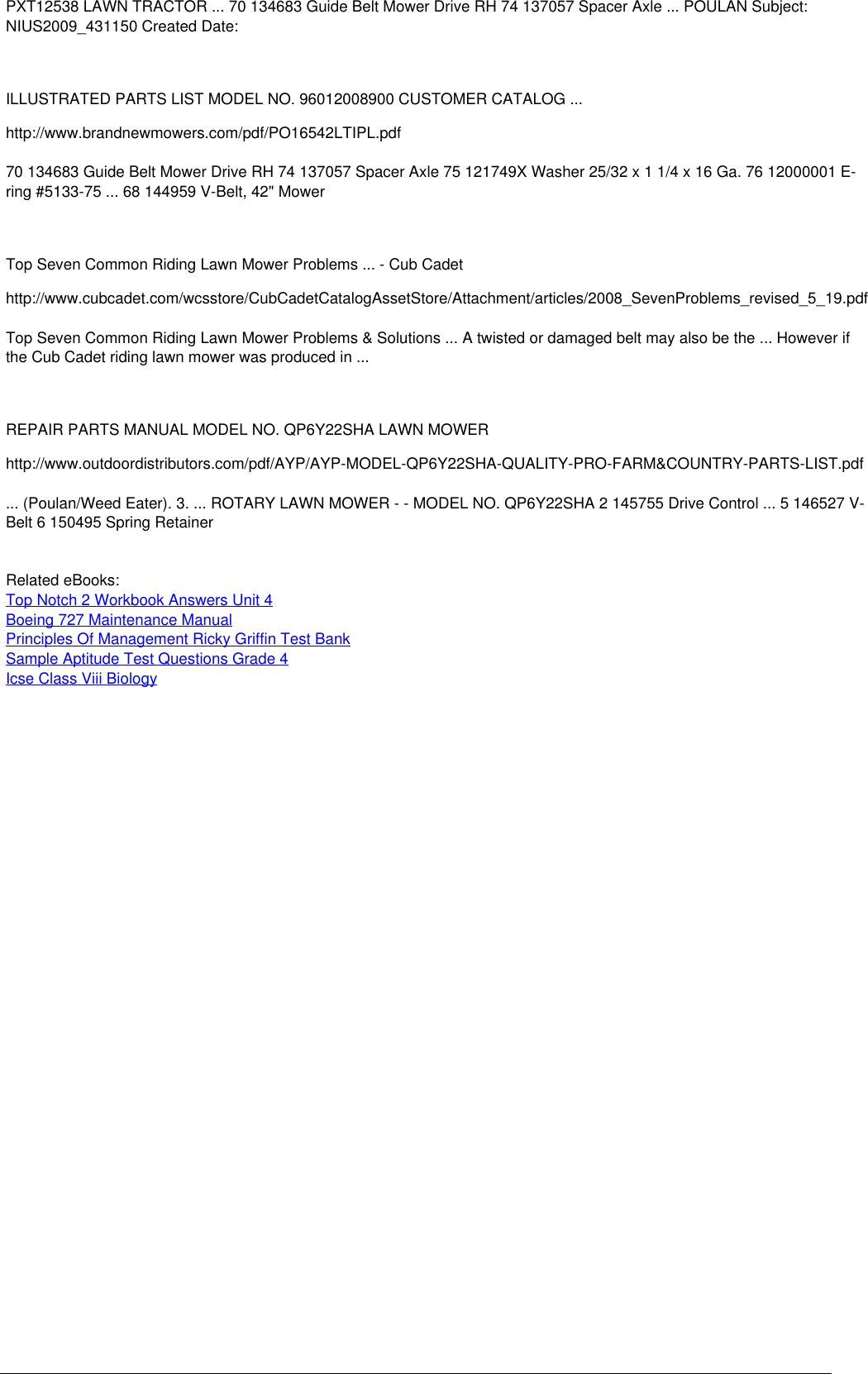 Page 2 of 2 - Hp Drive Belt Diagram For Poulan Riding Mower Preview ! Drive-belt-diagram-for-poulan-riding-mower