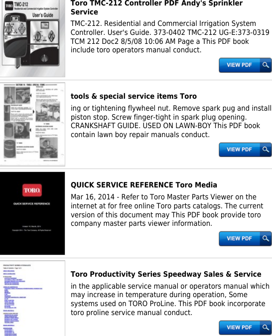 Page 5 of 6 - Hp Toro 20076 Service Manual - Productmanualguide.com Preview ! Toro-20076-service-manual