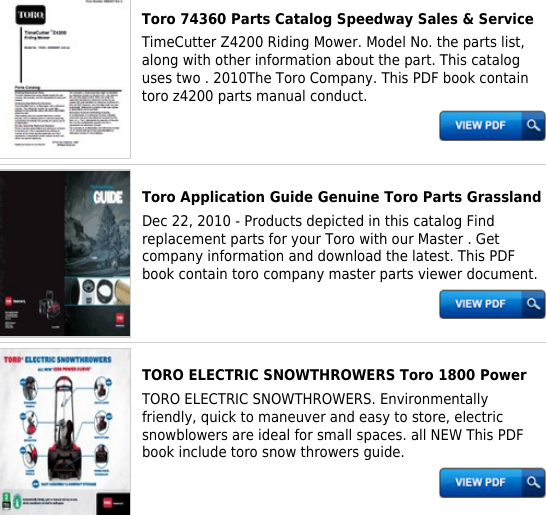 Page 6 of 6 - Hp Toro 20076 Service Manual - Productmanualguide.com Preview ! Toro-20076-service-manual