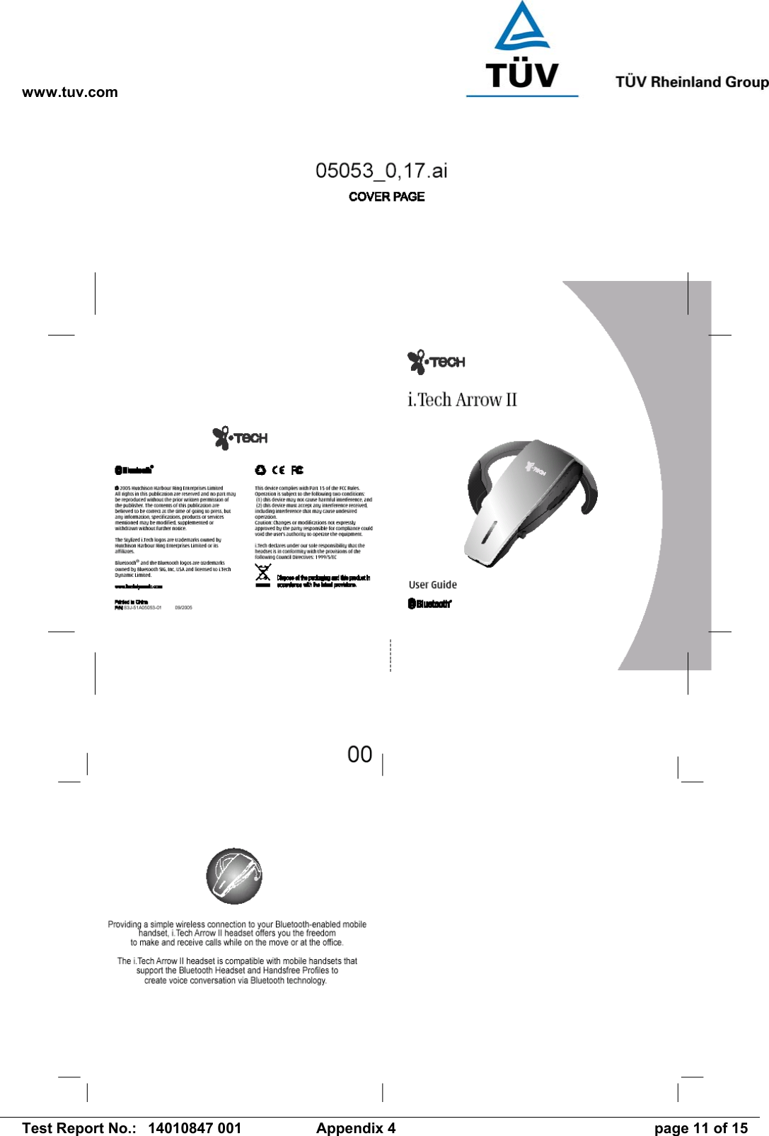 www.tuv.com   Test Report No.:  14010847 001  Appendix 4  page 11 of 15 