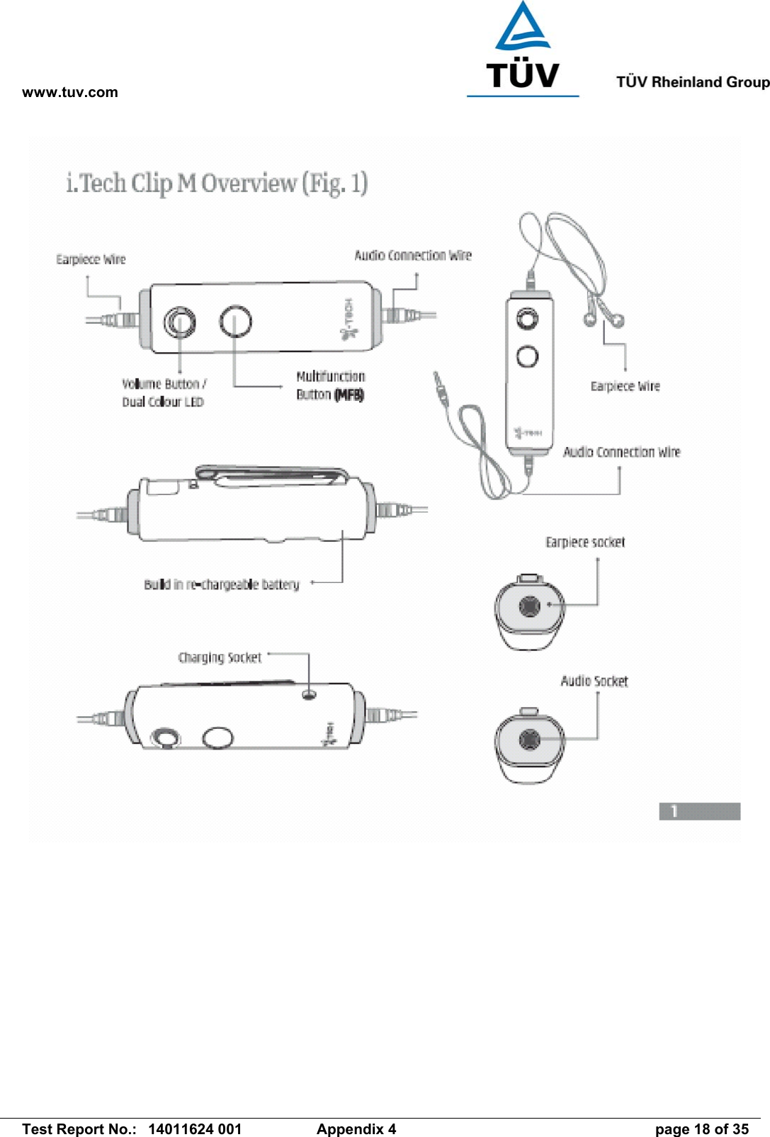 www.tuv.com   Test Report No.:  14011624 001  Appendix 4  page 18 of 35  