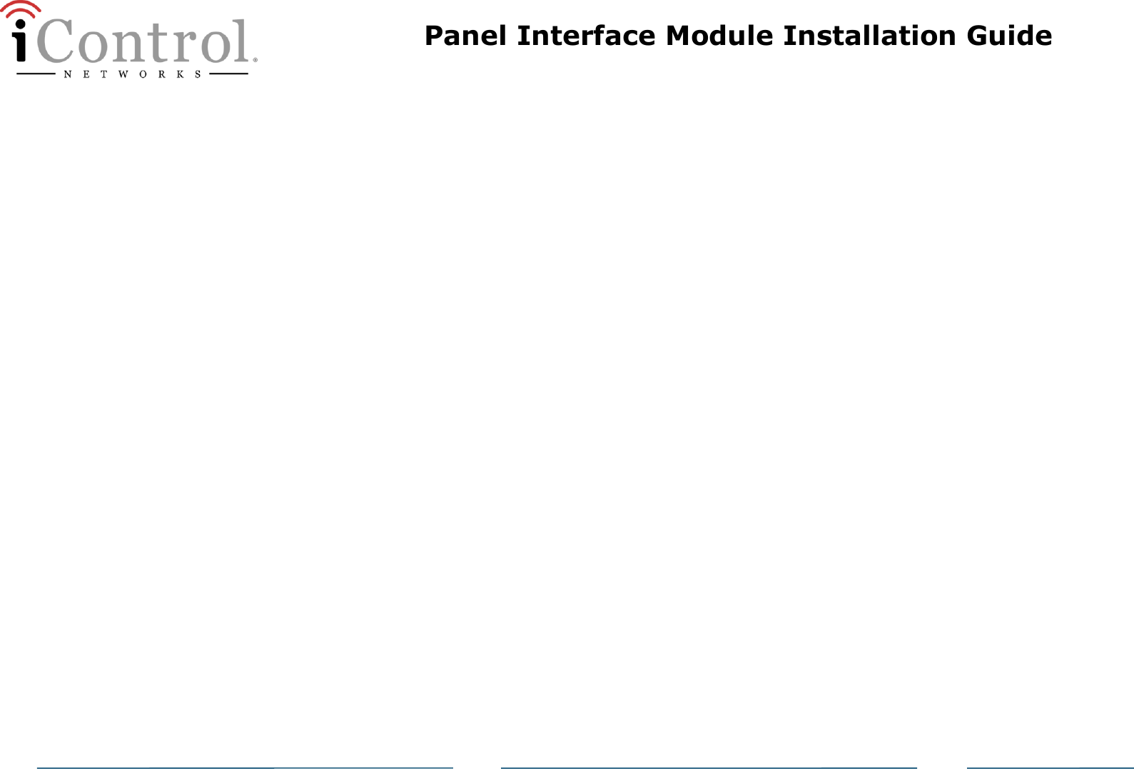 Panel Interface Module Installation Guide        