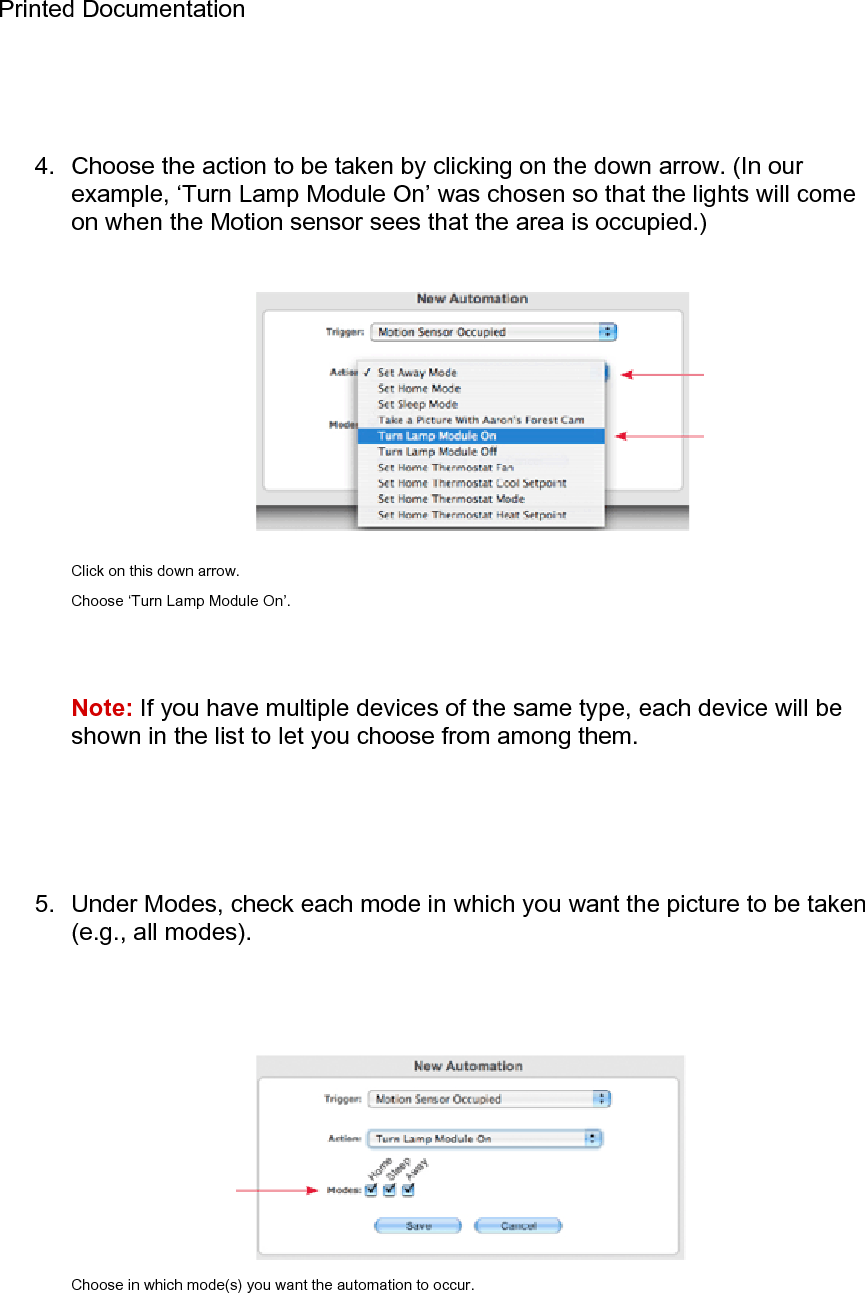 Common Tasks 6.  Click on the ‘Save’ button to save your automation. 