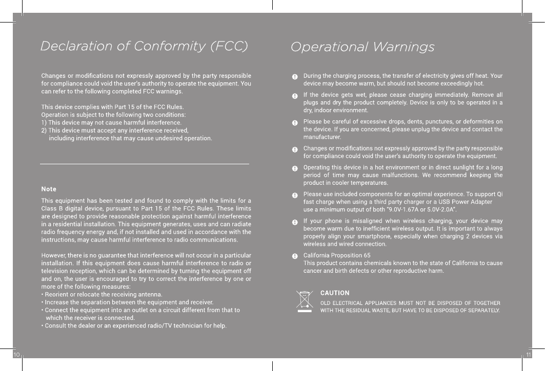 Page 6 of iOttie CHWRIO105 Wireless charging pad User Manual 