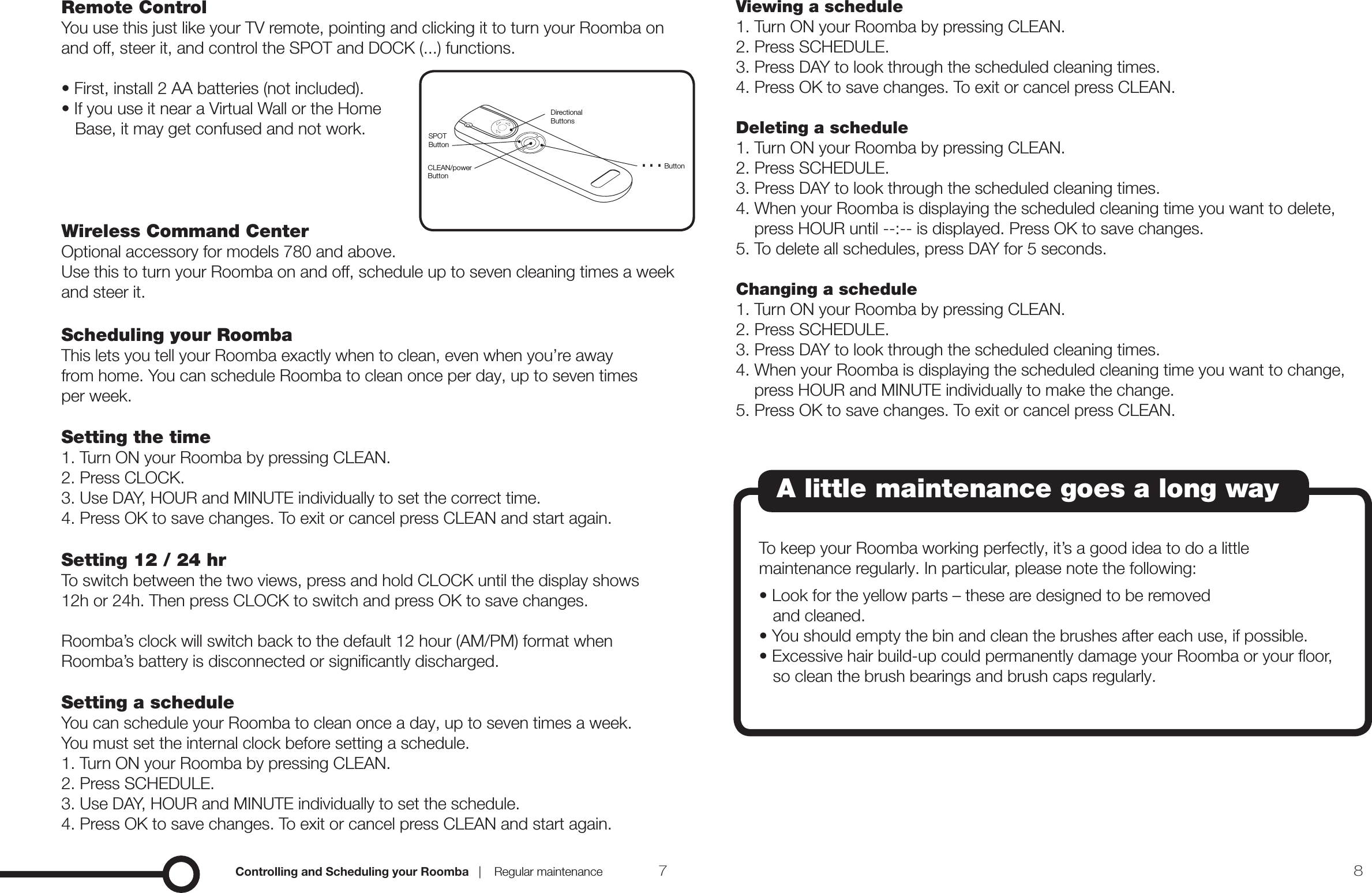Page 5 of 9 - IRobot  Owner’s Guide En-US
