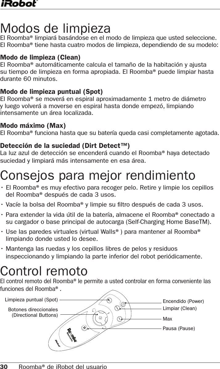 Page 6 of 8 - IRobot Español Es-ES