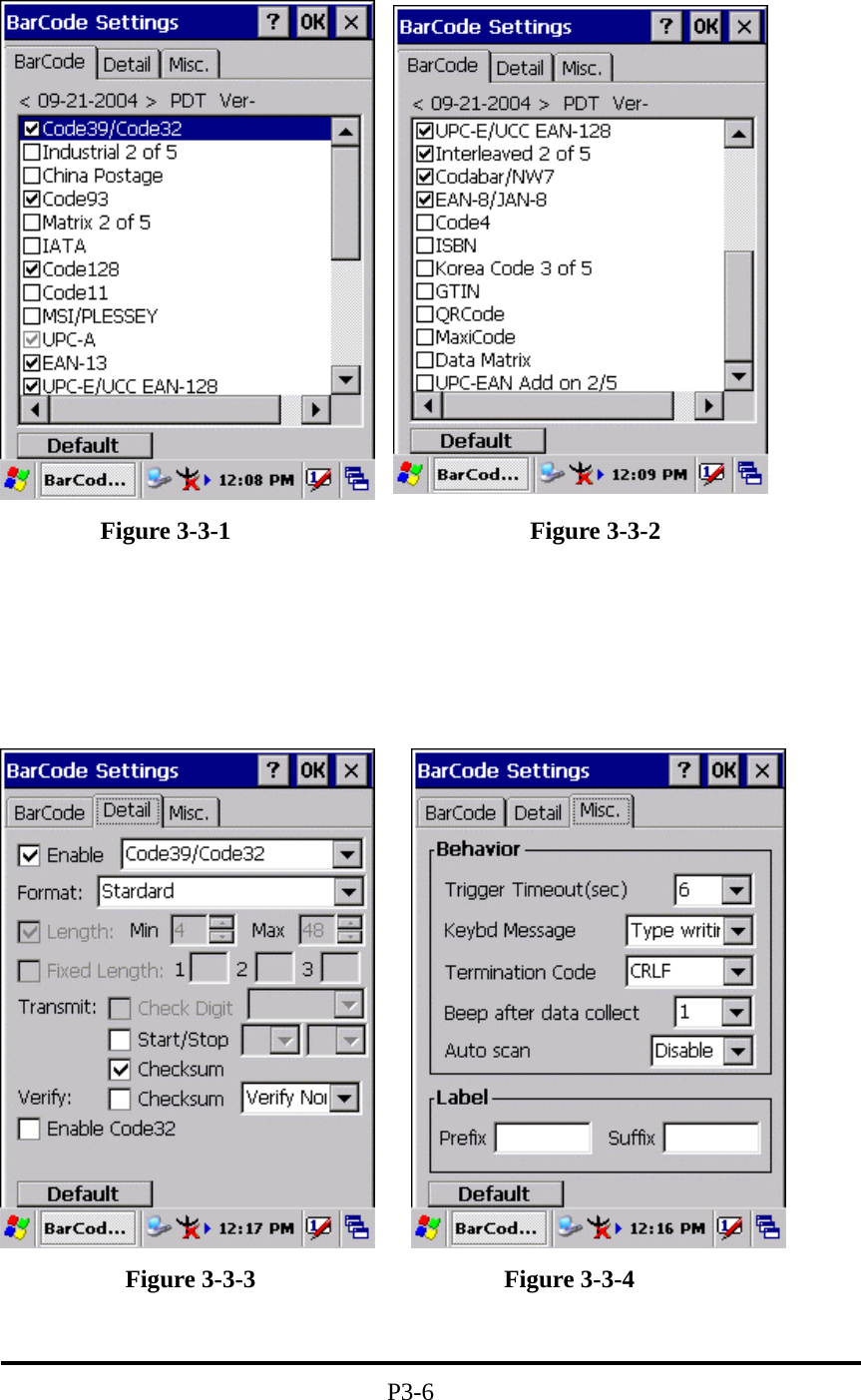          Figure 3-3-1                        Figure 3-3-2                     Figure 3-3-3  Figure 3-3-4   P3-6 