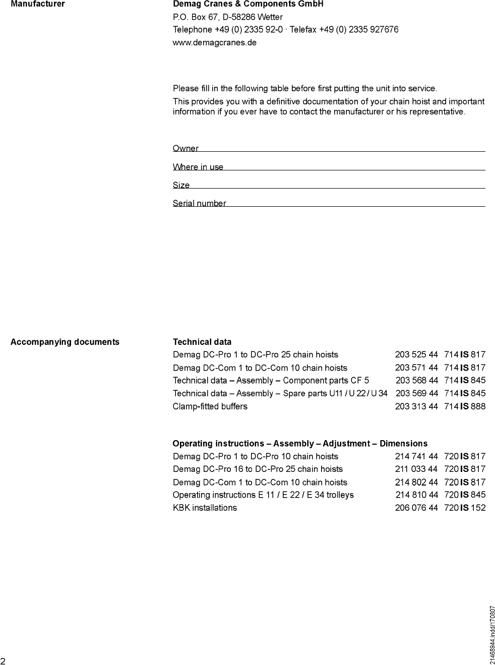 Scanreco Dc6tr03fh917 Remote Control User Manual