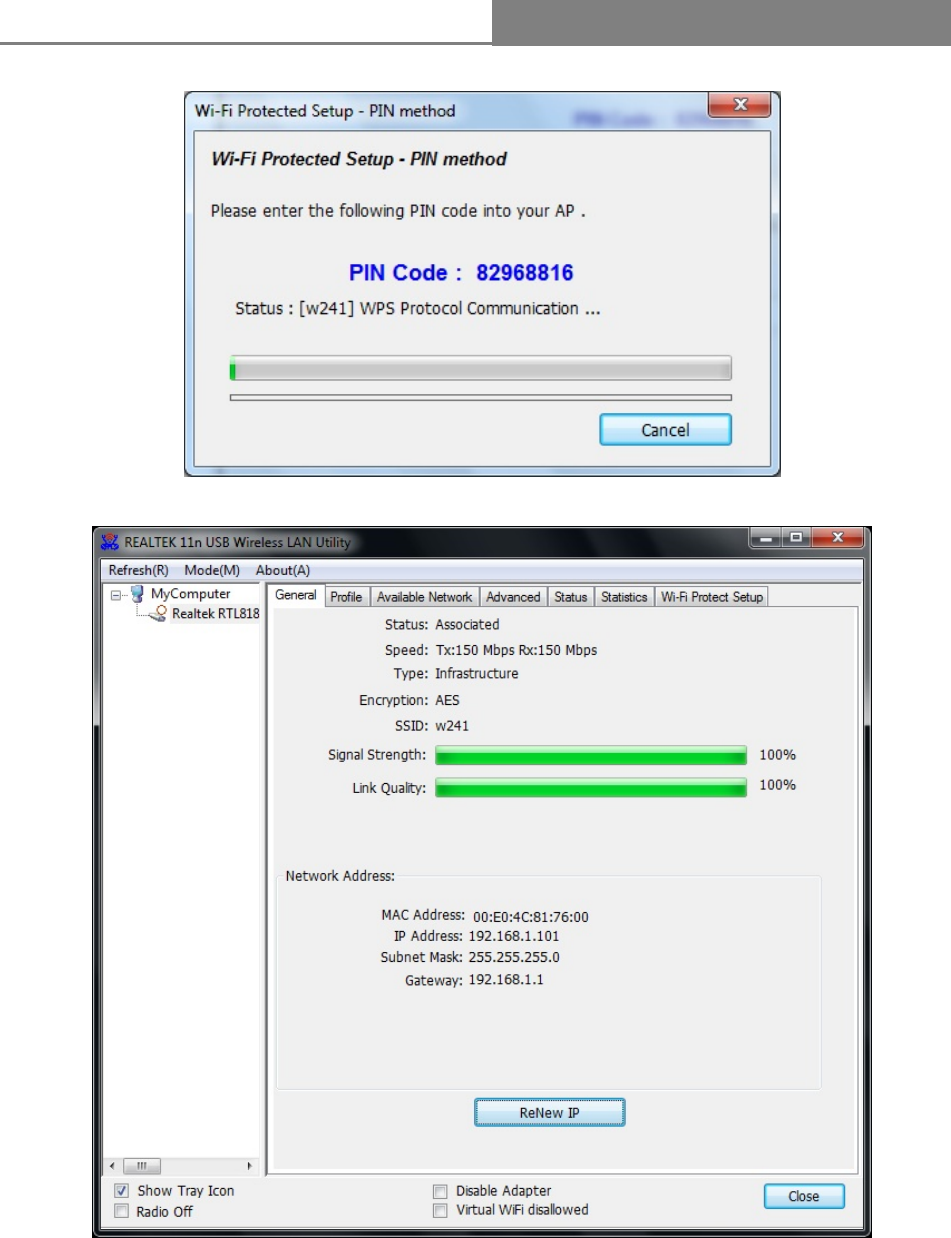 realtek 11n usb wireless lan utility no signal strength