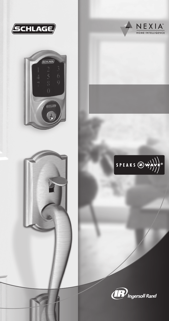 Schlage Lock Ngrehppd Wireless Door Lock User Manual