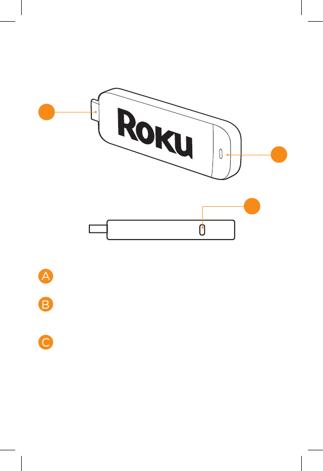 Roku RC03 RF Remote control User Manual Quick start