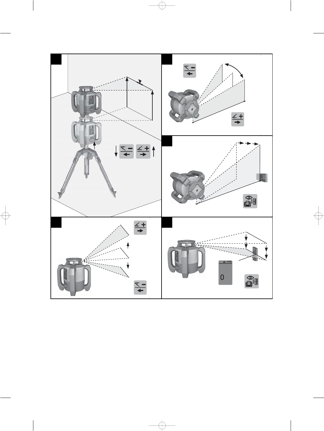 Turning shutter deeply Hilti PR3XR02 Rotating Laser User Manual