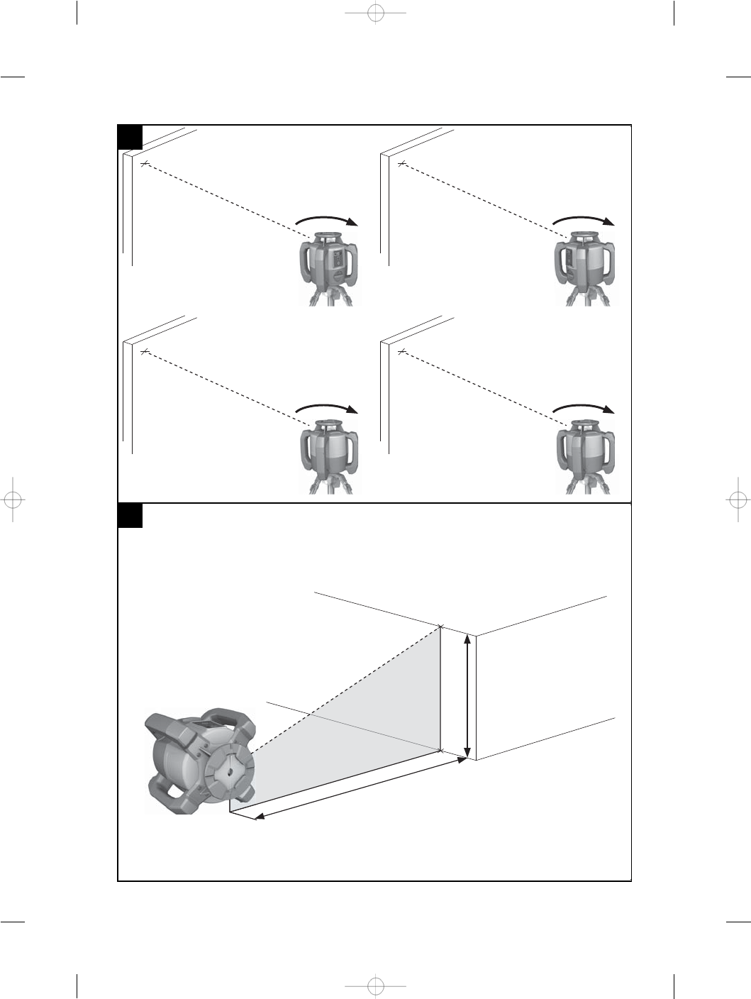 Turning shutter deeply Hilti PR3XR02 Rotating Laser User Manual