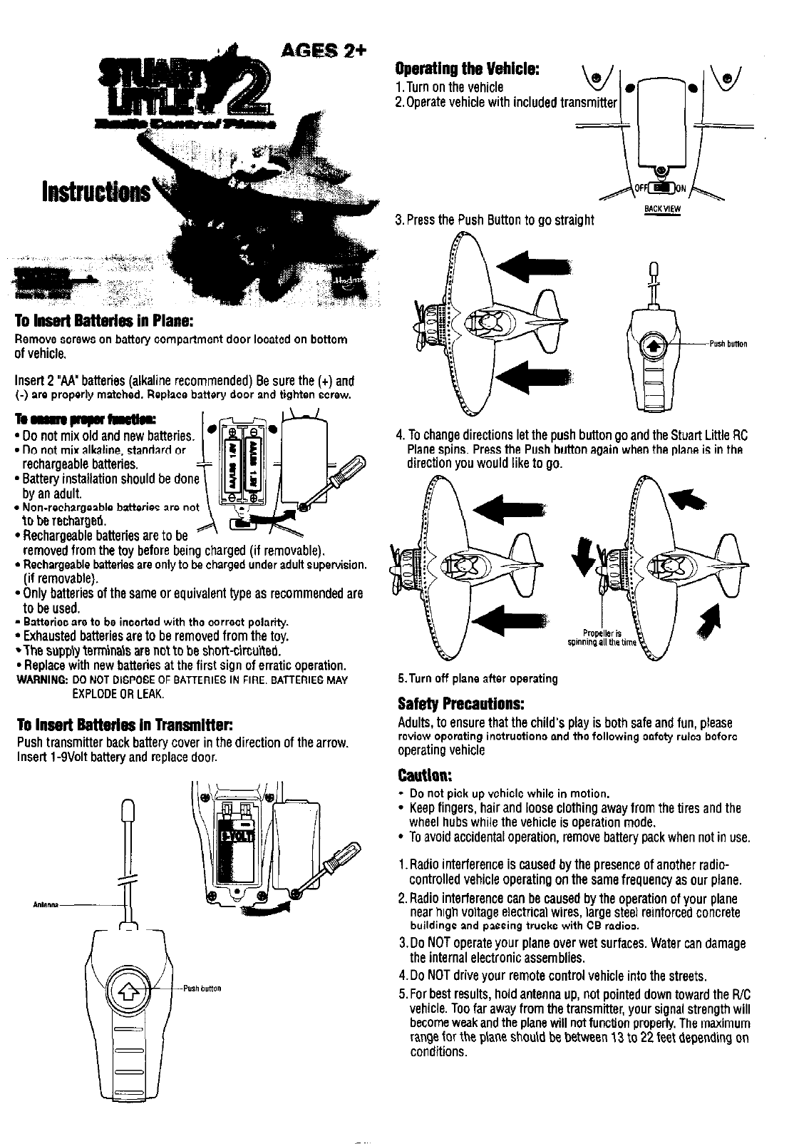 Dynamic 66473T27 Remote Control Toy Transmitter User Manual 22