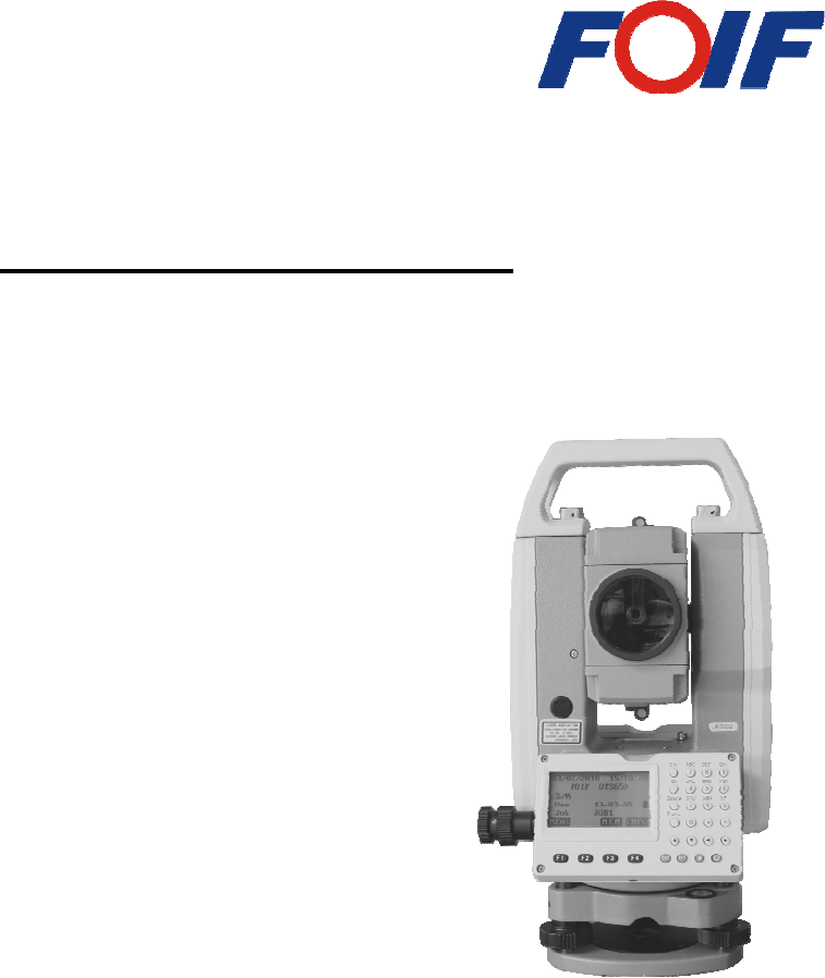 Foif Survey Manual Download