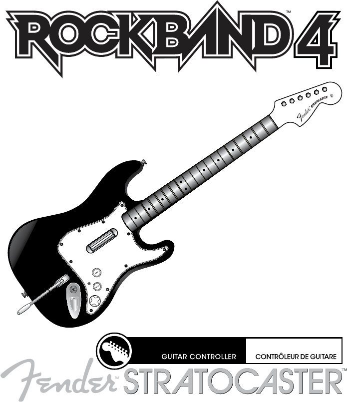 Mad Catz M991261a Rock Band 4 Wireless Fender Stratocasterfor Playstation 4 User Manual