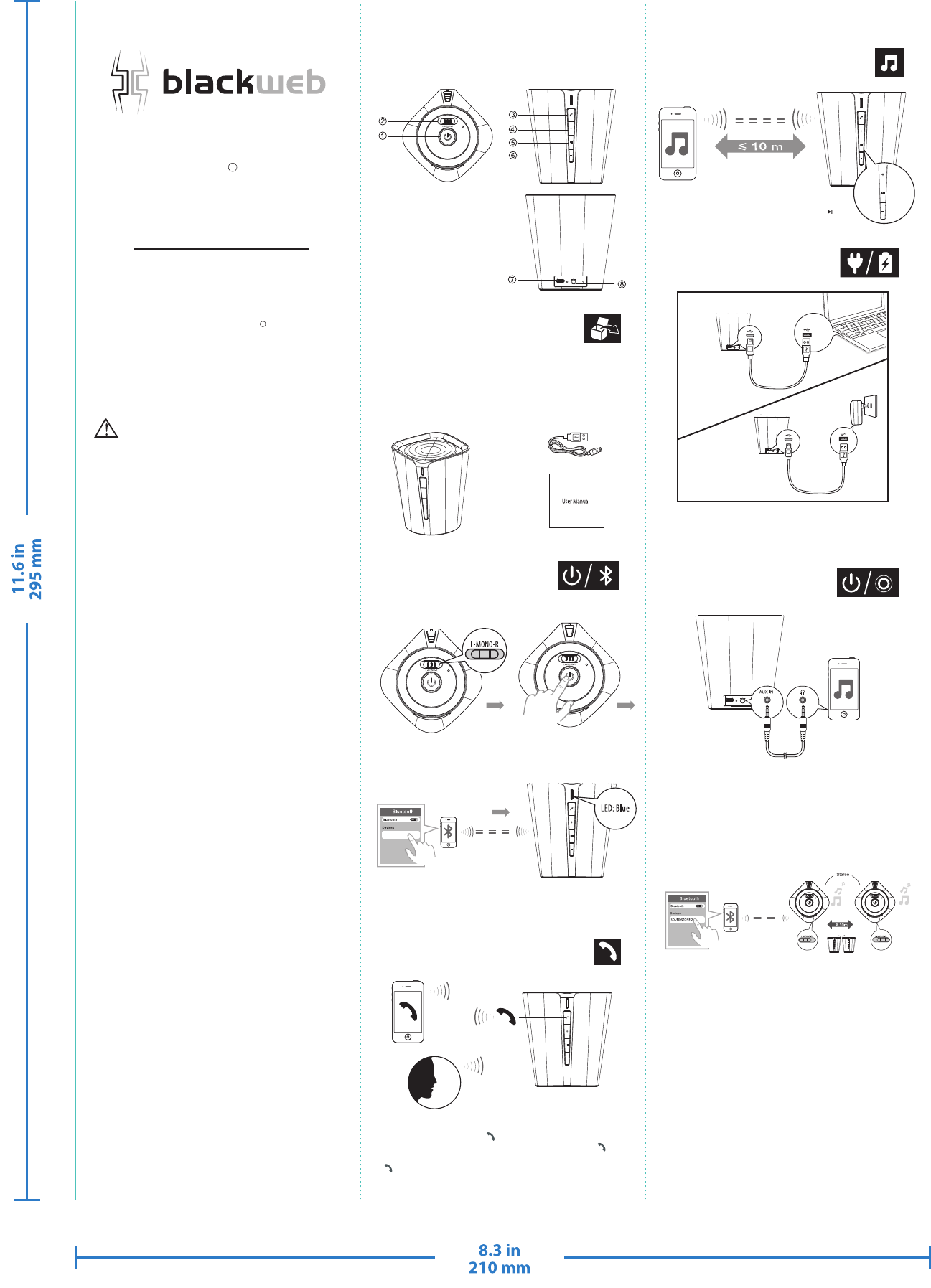 Blackweb Bluetooth Audio Receiver Manual