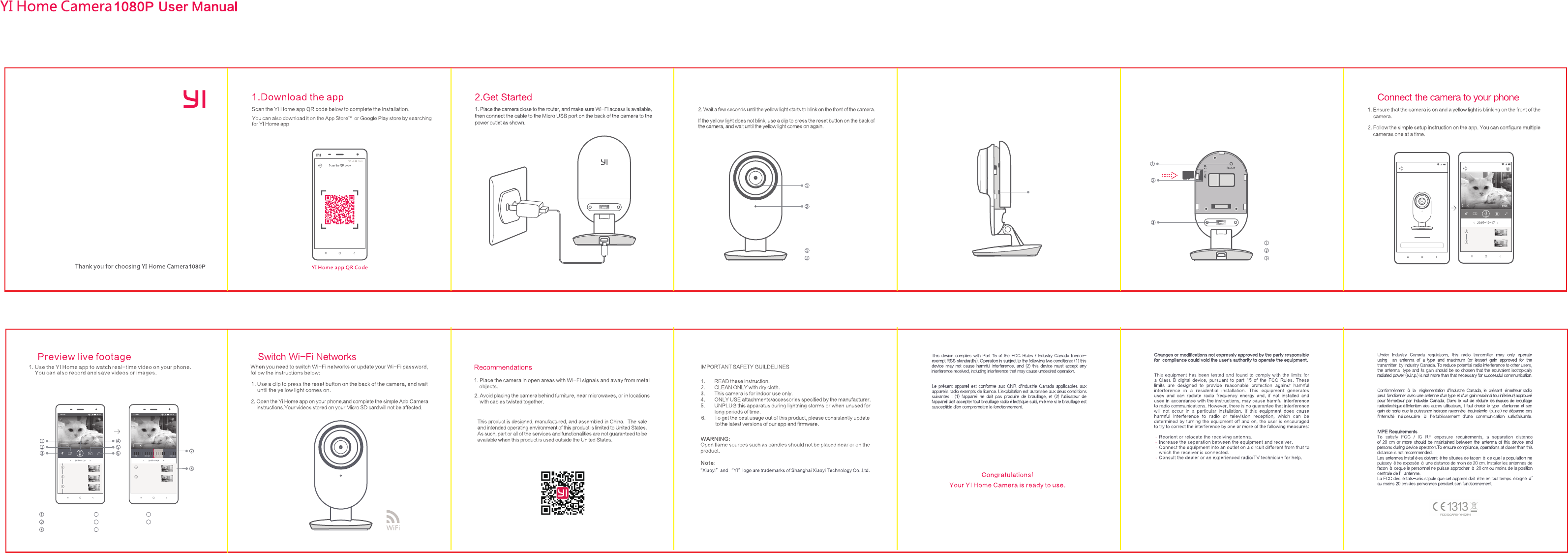 yi home instructions