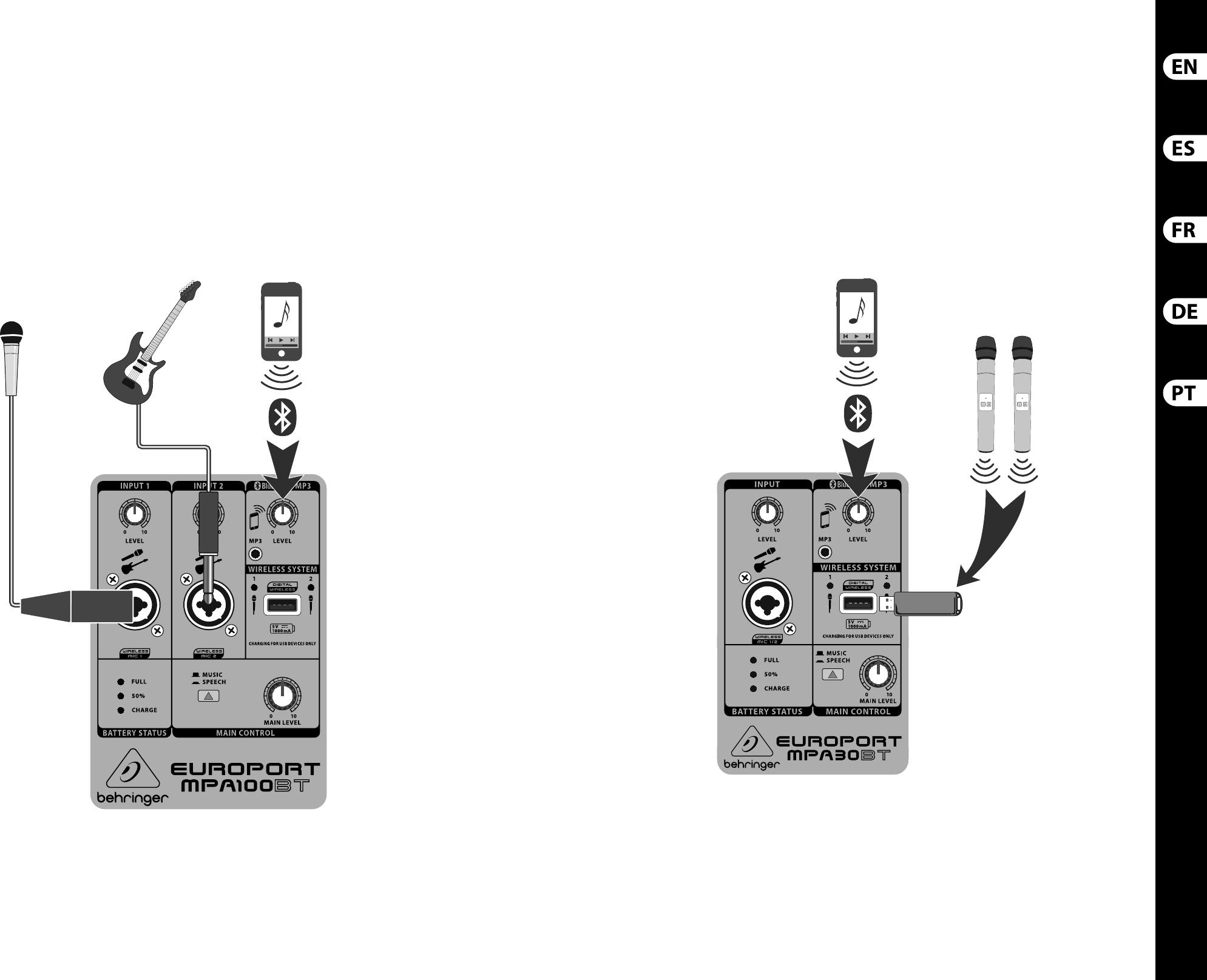 behringer mpa100bt manual