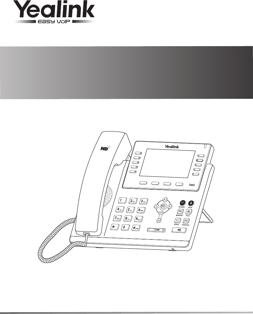 YEALINK T46S IP Phone User Manual Yealink SIP T46S Quick, 59% OFF