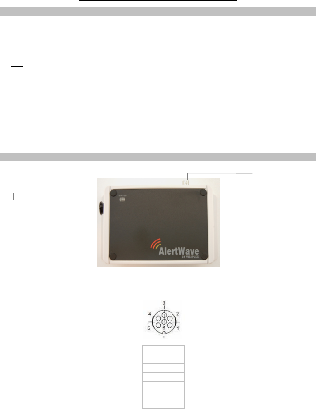 Visiplex VNS22XX Wireless Paging Controller User Manual WPRP 1 Manual