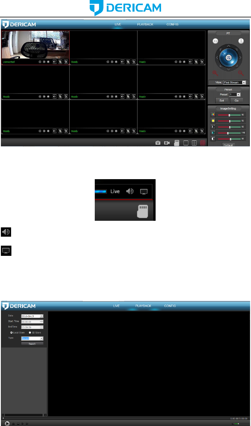 dericam setup